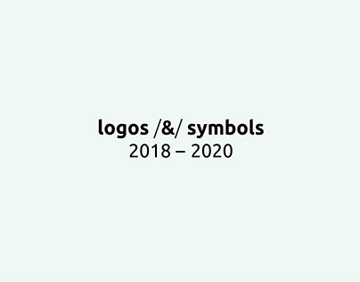 logos /&/ symbols 2018–2020