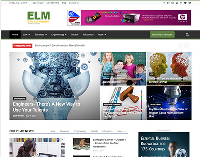 Edify Lab Magazine Website
