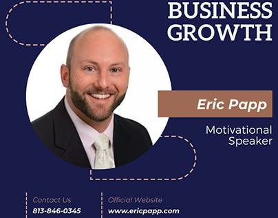 Eric Papp is a best-selling motivational speaker