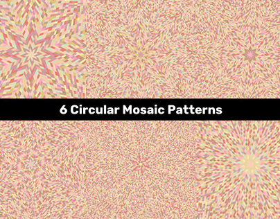 6 Circular Mosaic Patterns