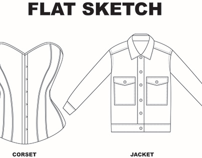 Flat Sketches and Garment Details