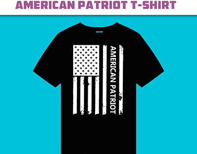 American patriot t-shirt design