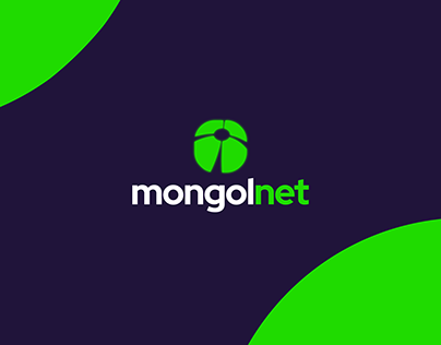 Mongolnet logo branding