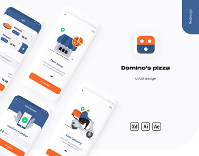 Domino's pizza mobile application