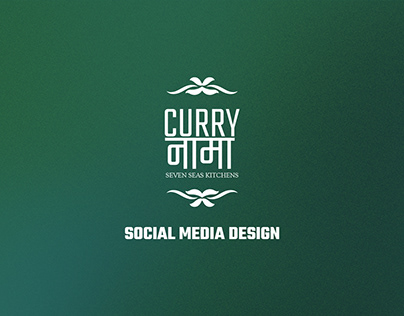 Currynama by Seven Seas - Social Media Design