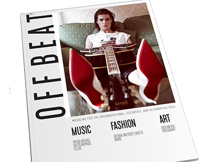 "OFF BEAT" Magazine Concept