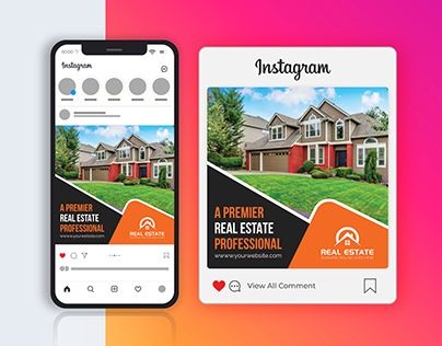 Real Estate Company Social Media Post Design