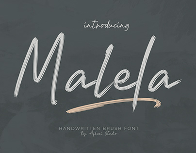 Malela Handwritten Brush - FREE Font