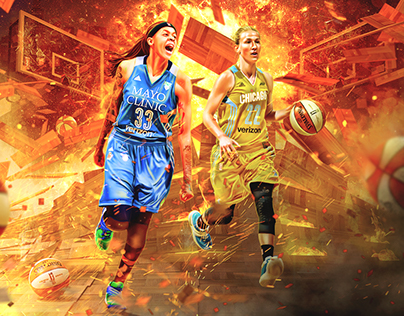 2016 WNBA Playoffs Social Media Graphics