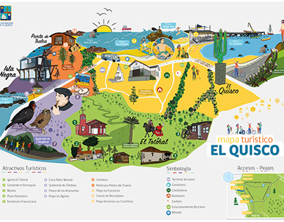Mapa Turístico Mpio. El Quisco