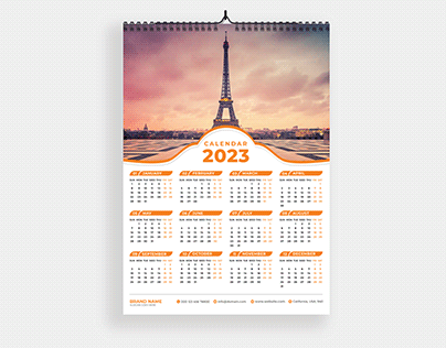 Wall Calendar 2023