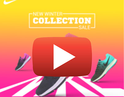 Winter Shoe Collection Sale Motion Banner