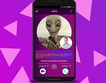 Mobile app CWTG - communicate with the whole galaxy
