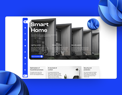 Design for «Smart Home» website 🏡
