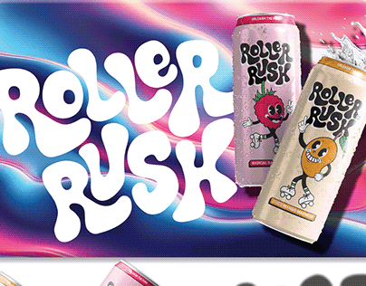 Roller Rush Energy Drink Style Guide