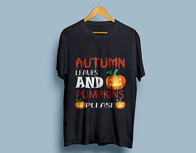 Pumpkin horror t shirt design