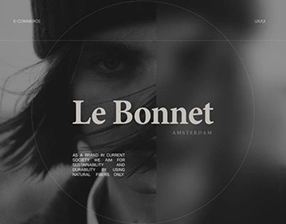 Project thumbnail - Le Bonnet e-commerce redesign concept