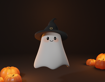 cute Halloween ghost