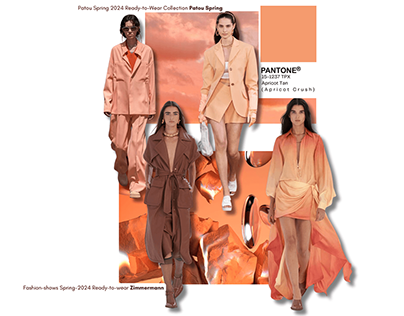 FASHION COLOR TREND - Apricot Crush: The Color of 2024