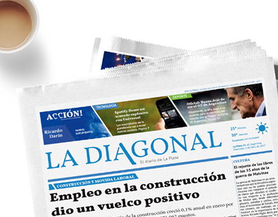 Diaro La Digonal - Diseño editorial