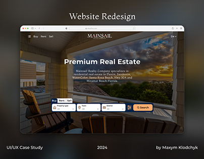Redesign for Real Estate Company - Study Case