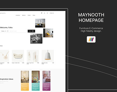 Homepage Design - Maynooth