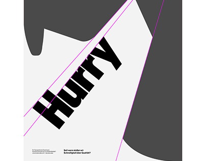 Project thumbnail - Hurry Poster Concept