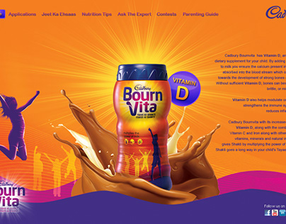 Landing page - Cadbury Bournvita