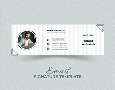 Email signature design