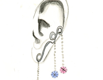 Jewelry and fashion sketches class 4