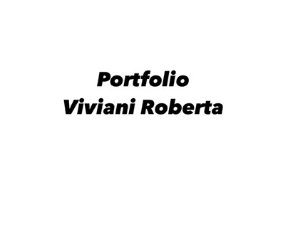 Portfolio Viviani Roberta