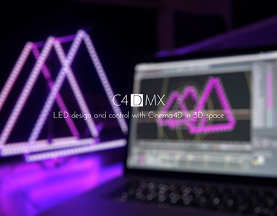 C4DMX: LED design and control with Cinema4D in 3D space