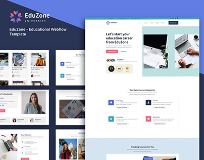 EduZone Educational WebFlow Website Design Template