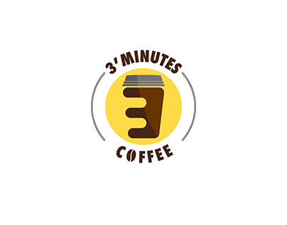 3 minutes coffee logo