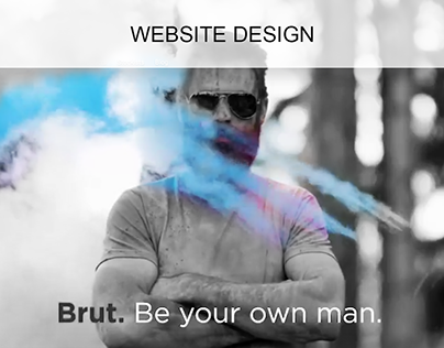 Website Design - Brut Men's Fragrance