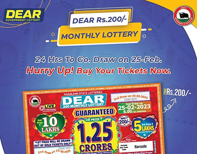 Lottery Ticket Social Media Promotion Post