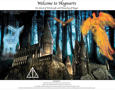 Harry Potter Vintage Travel Poster