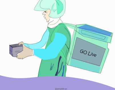 Animate Gif _ Delivery Man