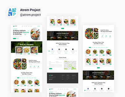 Project thumbnail - Foodea V2 - Landing Page Food