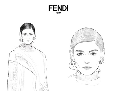 FENDI FW24 sketch