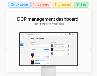 Project thumbnail - DCP management dashboard – 48 hour sprint