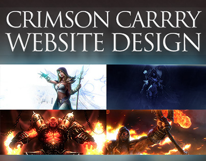 Crimson Carry Website Banners Design