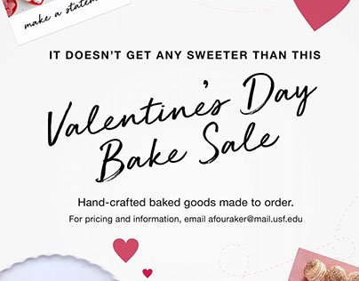 Valentine's Day Bakery Advertisement
