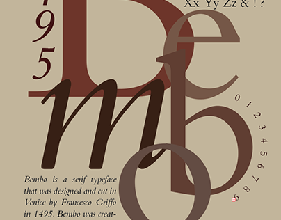 Bembo Typography Design