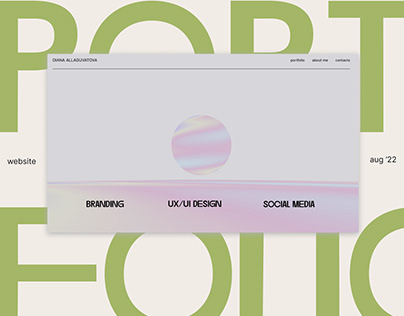Portfolio website | graphic and web-designer