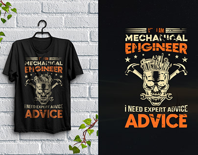 Mechanical Engineer T shirt Design