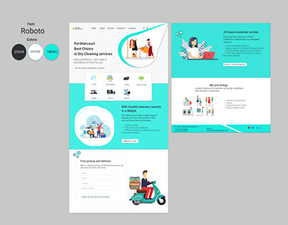 Website design layout