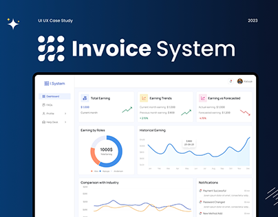 Invoicing System - Saas Product - UI/UX Case Study