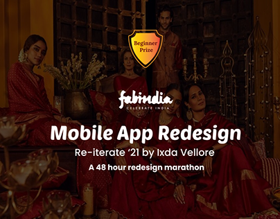 48 Hour Redesign Challenge - Fabindia App