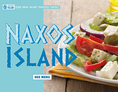 project website Naxos island restaurant